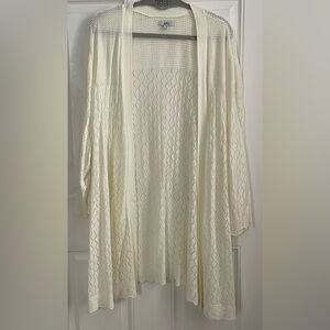 Croft & Barrow Women's Plus Cream Sweater